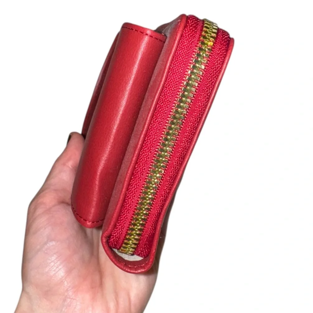 Brand New Red Crossbody Clutch Wallet